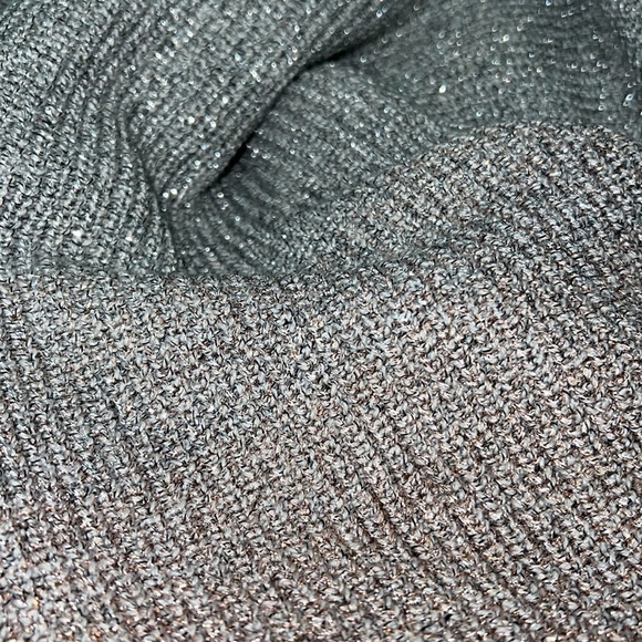 White House Black Market Women’s Ombré Sparkle Cowl Neck Sweater - Picture 6 of 6